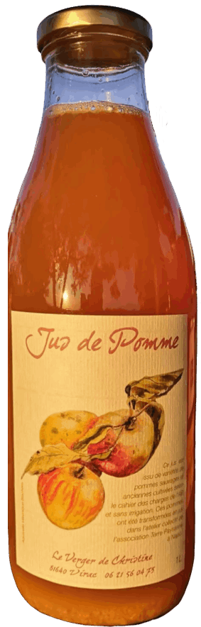 Jus de pommes sauvages et anciennes